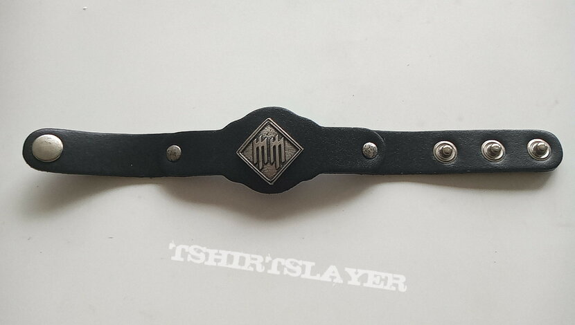 Marilyn Manson official 2004 merchandise leather and metal wristband