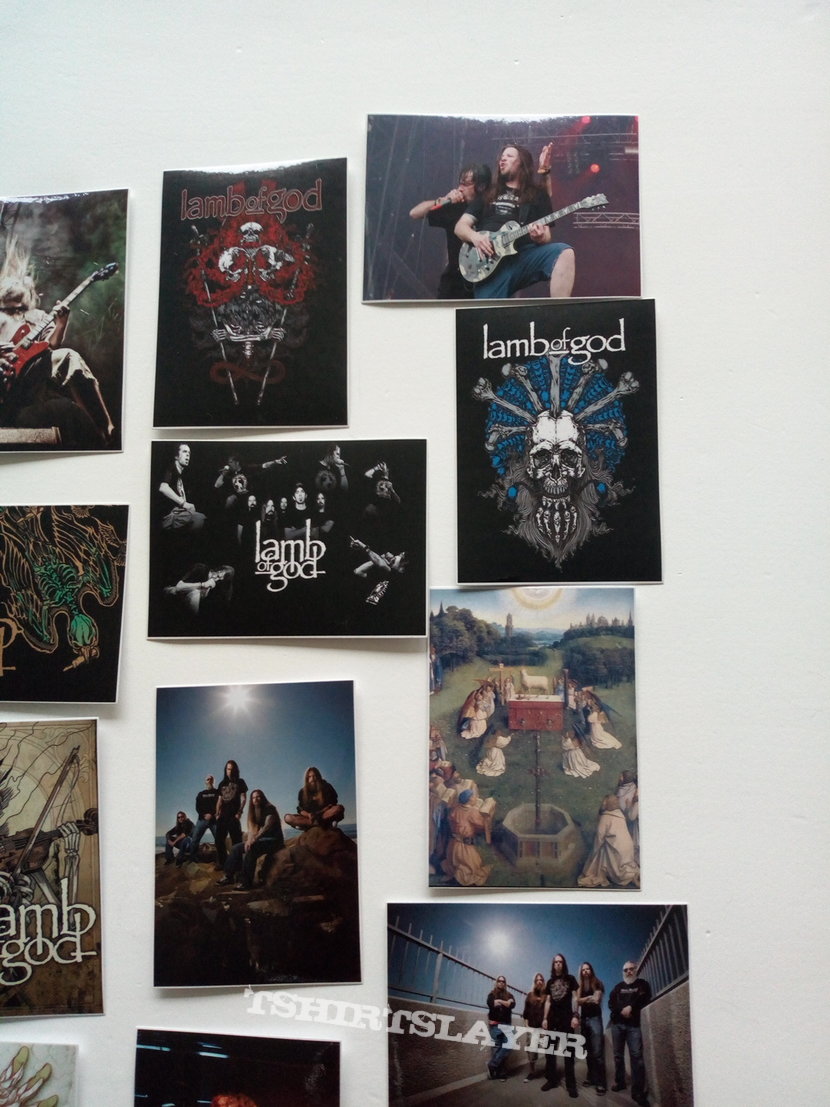 Lamb Of God set of 20 stickers/ photo cards  new 5.5 x7.5 cm  