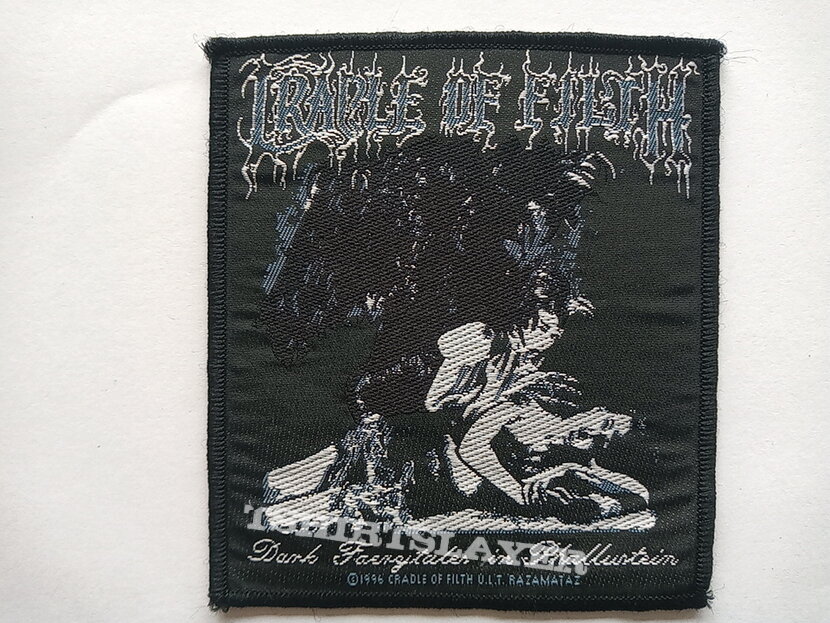 Cradle Of Filth Dark Faerytales in Phallustein  1996 patch c60
