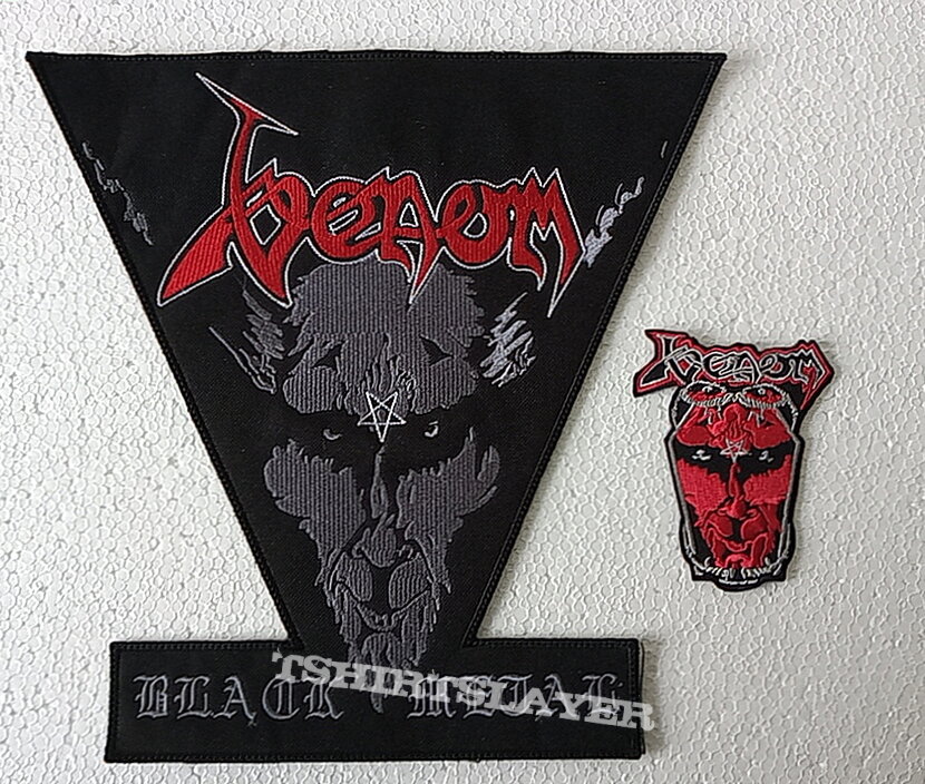  new shaped Venom Black Metal backpatch bp71  size 28x28 cm  -- 11x11 inch