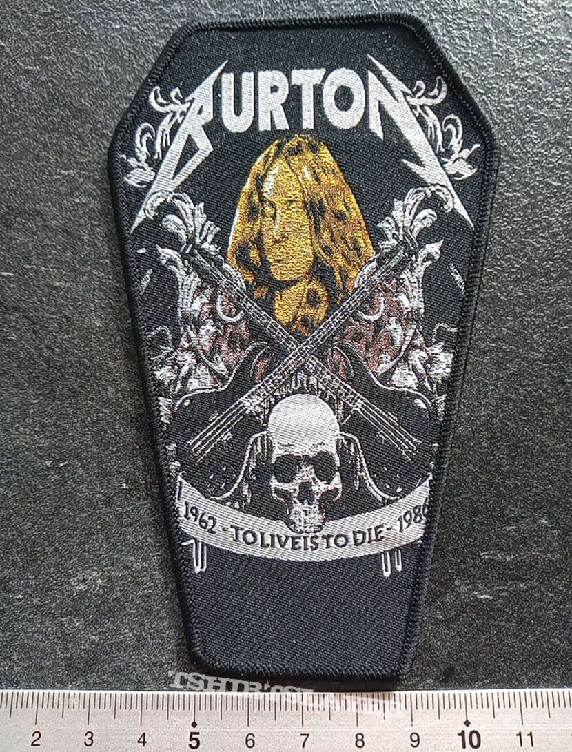 Metallica Cliff Burton coffin patch 158