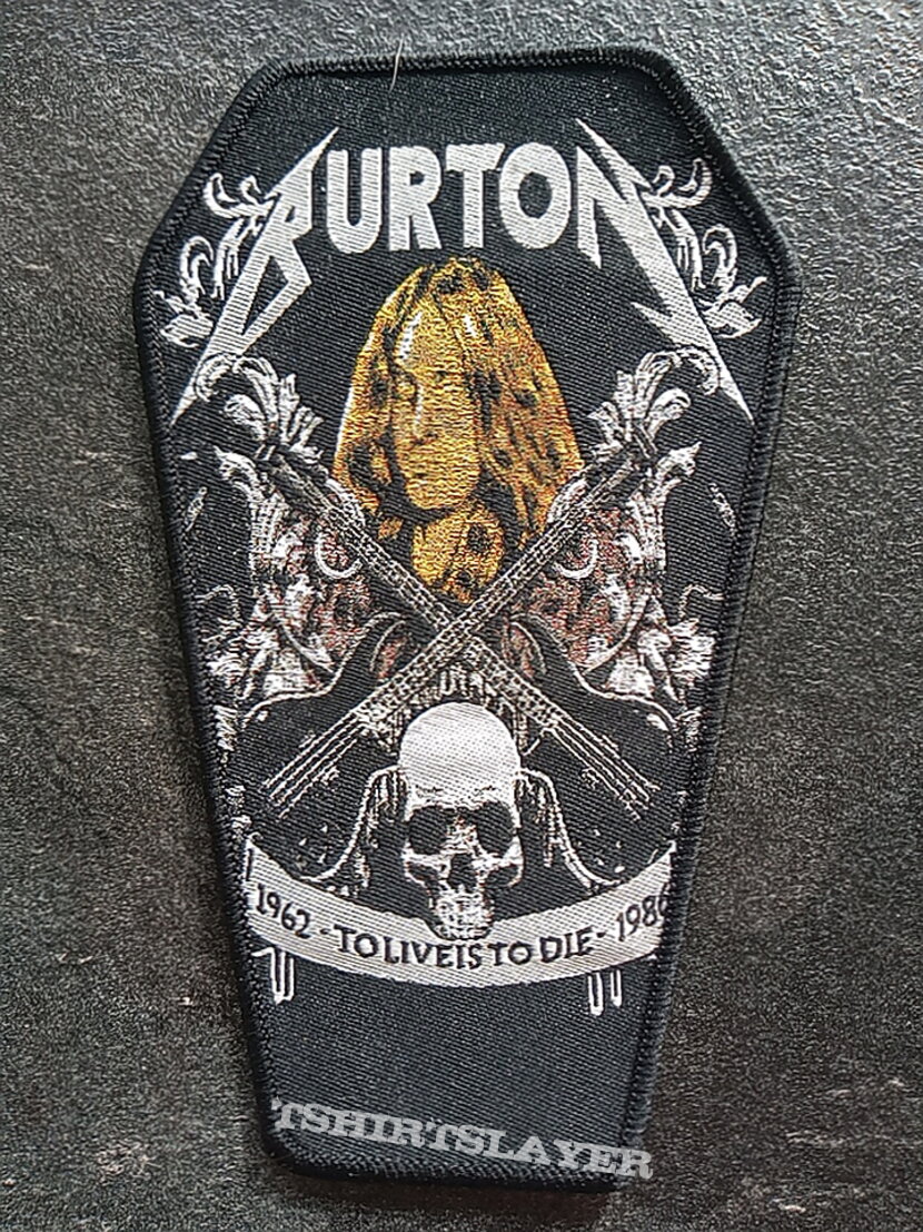 Metallica Cliff Burton coffin patch 158