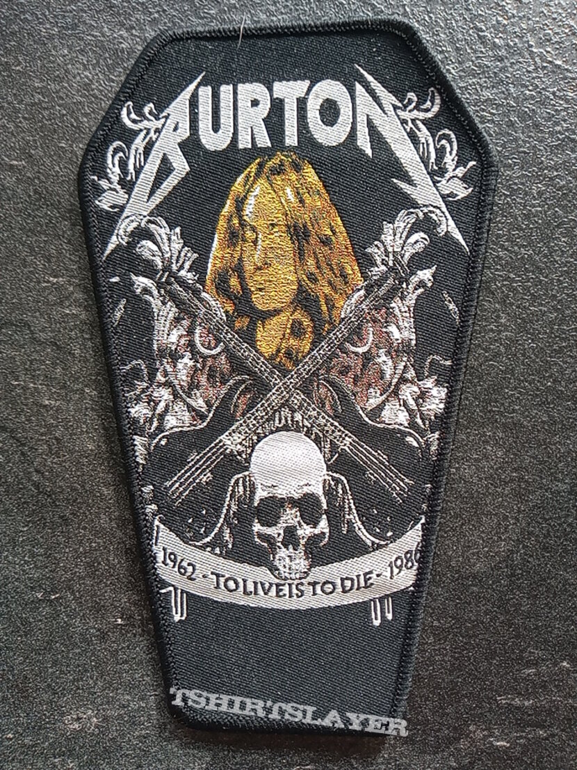 Metallica Cliff Burton coffin patch 158