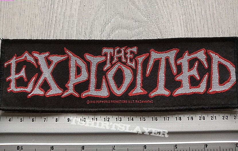 The Exploited strip patch e16 ---  6 x 20.5 cm