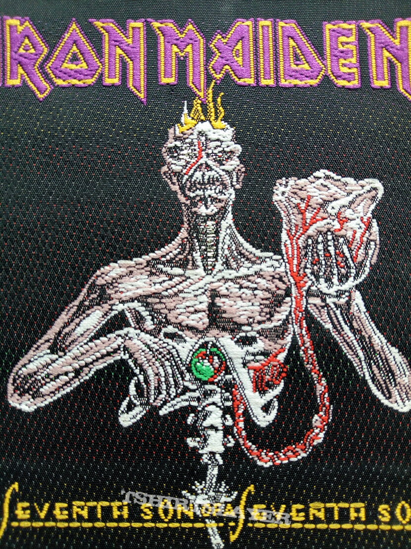 Iron Maiden 1988  seventh son... patch 83 ====8.5x10.5 