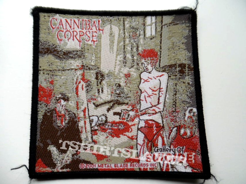  Cannibal Corpse gallery of suicide  patch C84  ---- 2001 patch new 10x10cm 