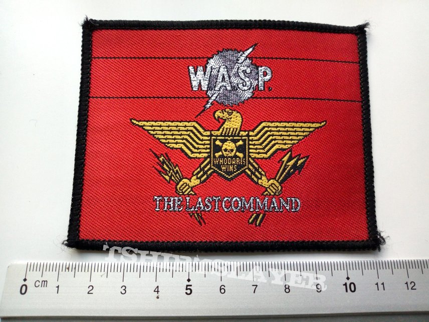 W.A.S.P. WASP vintage 1985 patch w83  7.5x10cm brandnew