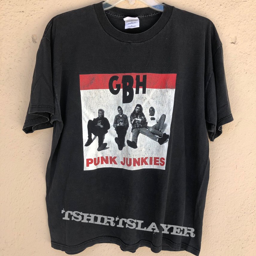 GBH Punk Junkies Shirt | TShirtSlayer TShirt and BattleJacket Gallery