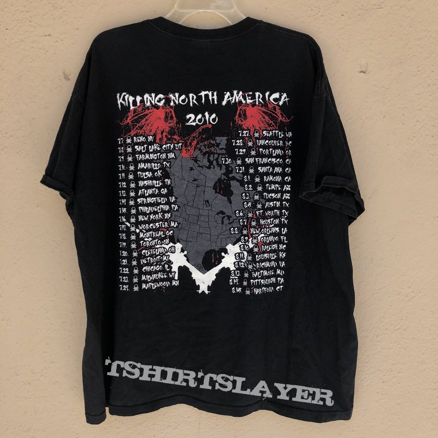 Death Angel 2010 tour shirt