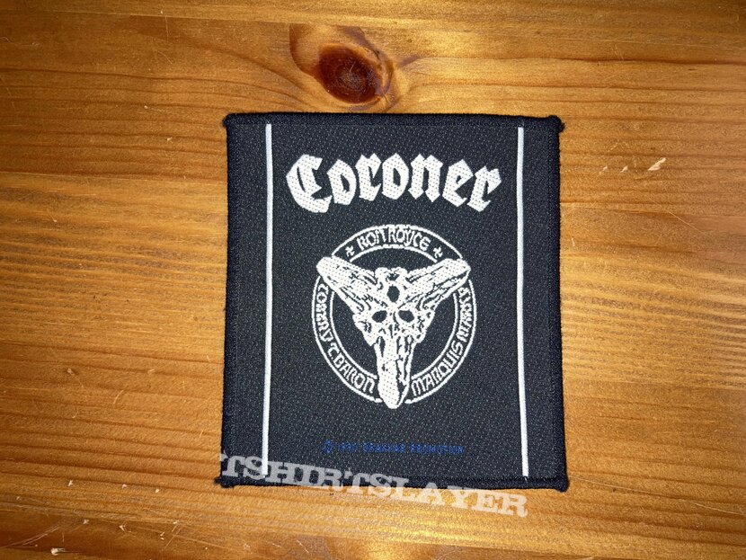 coroner logo patch