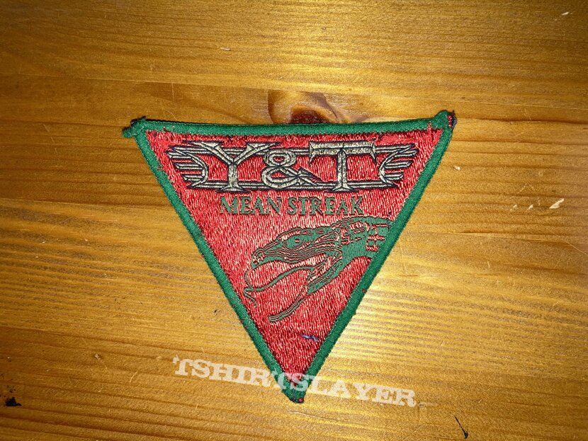 Y&amp;T Mean streak triangle patch