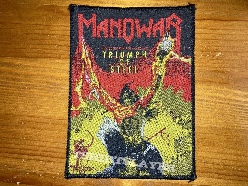 Manowar Triumph of Steel patch