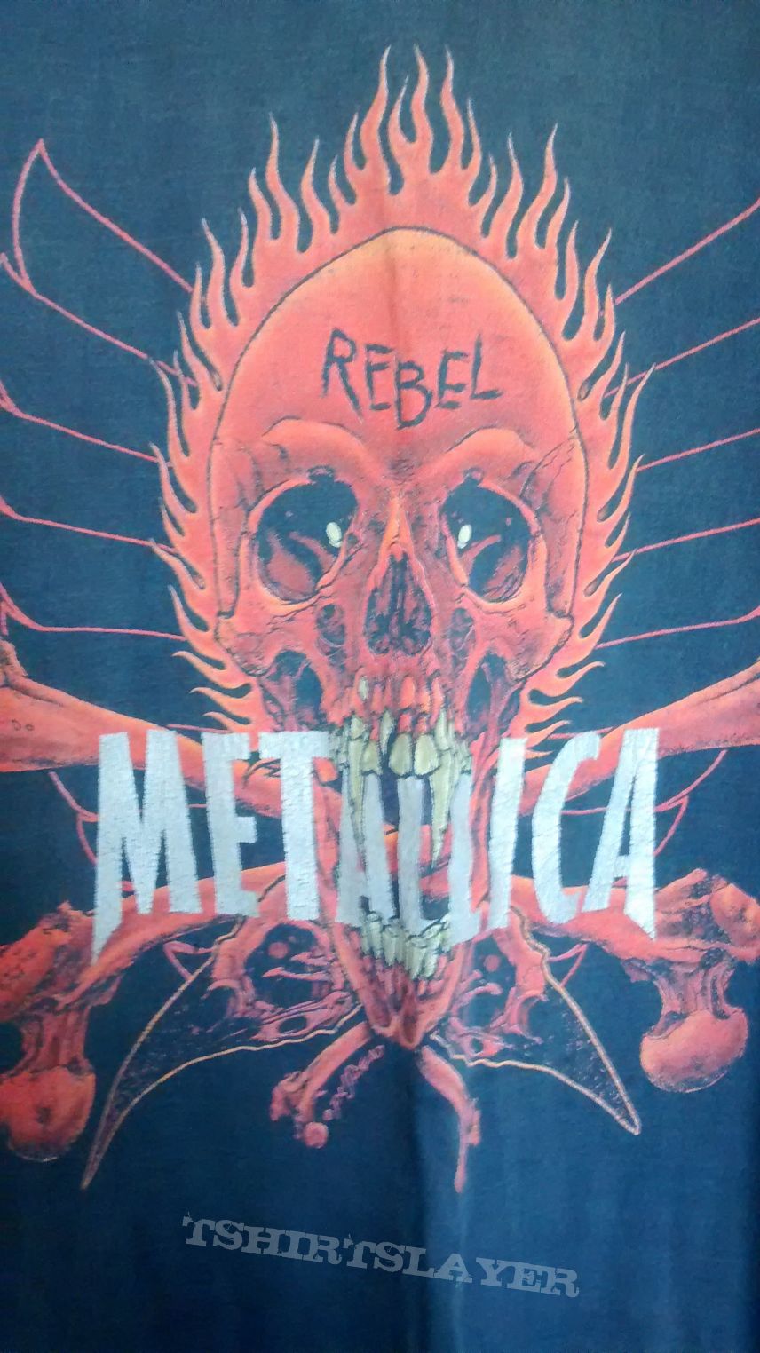 Metallica Rebel t-shirt 1997 | TShirtSlayer TShirt and
