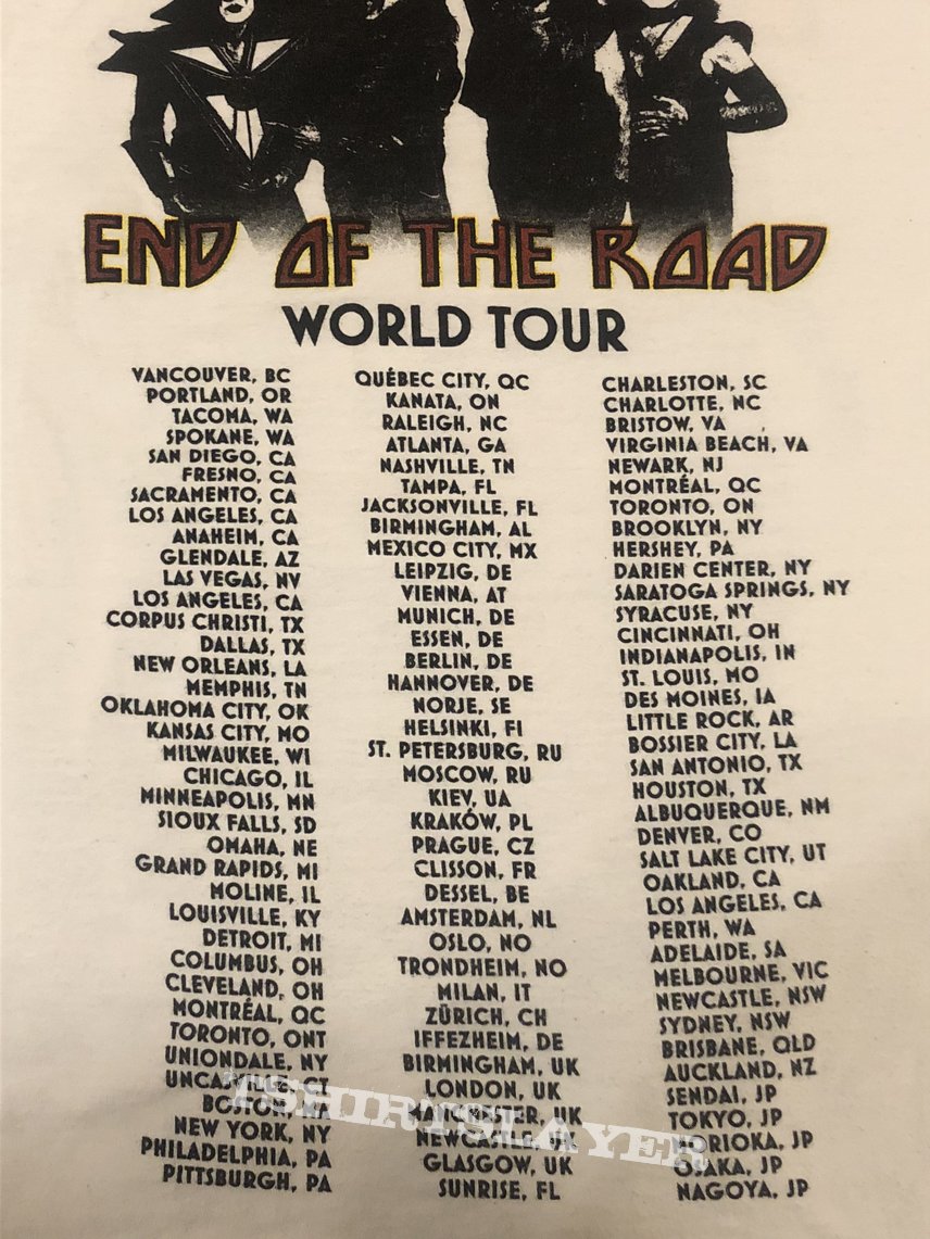 KISS-End of the Road Tour Shirt 