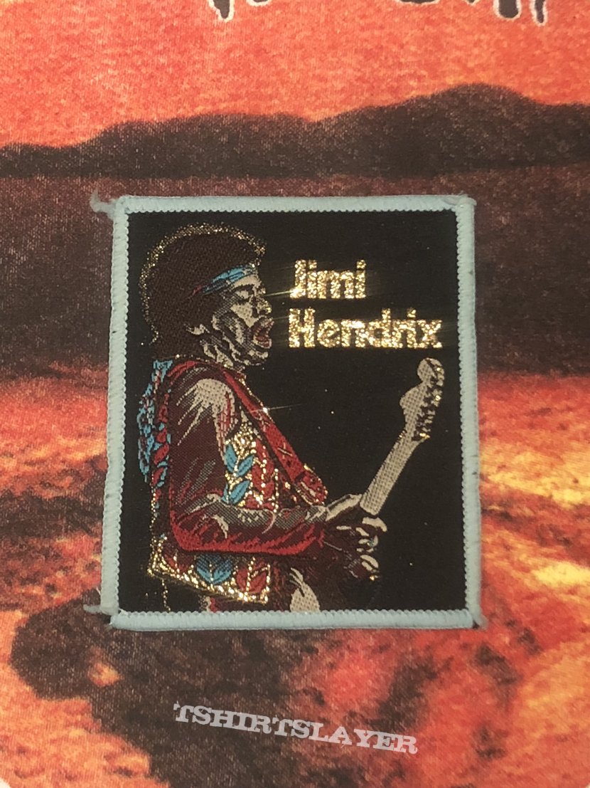 Jimi Hendrix - Gold Glitter patch 