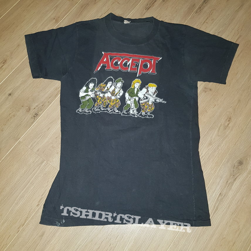 Vintage Accept Russian Roulette T-Shirt