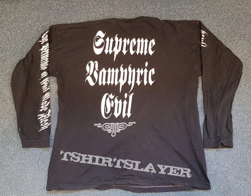 1994 Cradle Of Filth Supreme Vampyric Evil Longsleeve