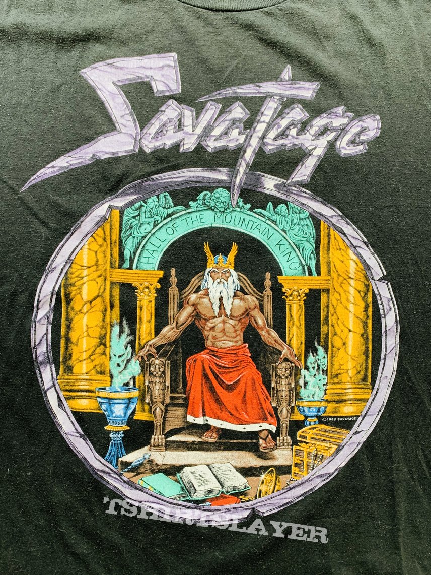 1988 Savatage Hall Of The Mountain King Shirt XL