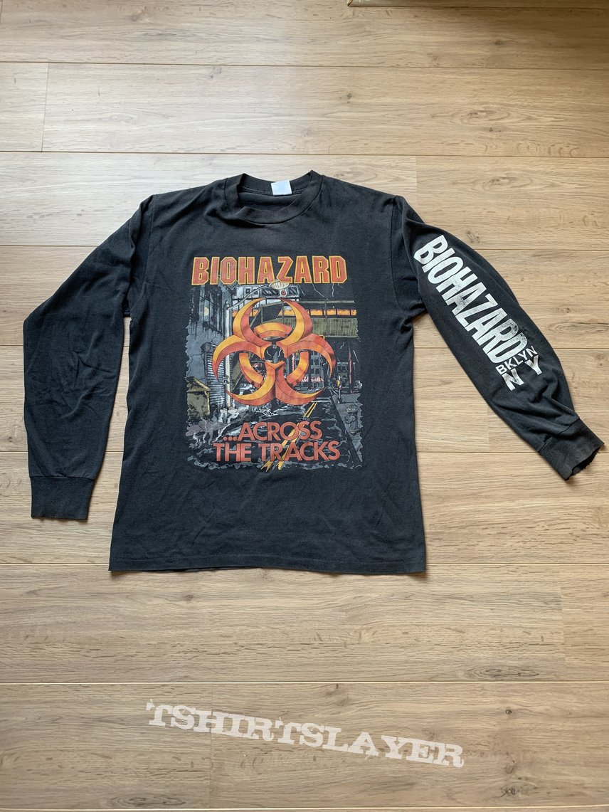 1991 Biohazard Across The Tracks Tour Longsleeve Shirt L