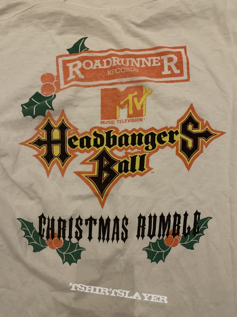 Death MTV Headbangers Ball Christmas Rumble Longsleeve XL