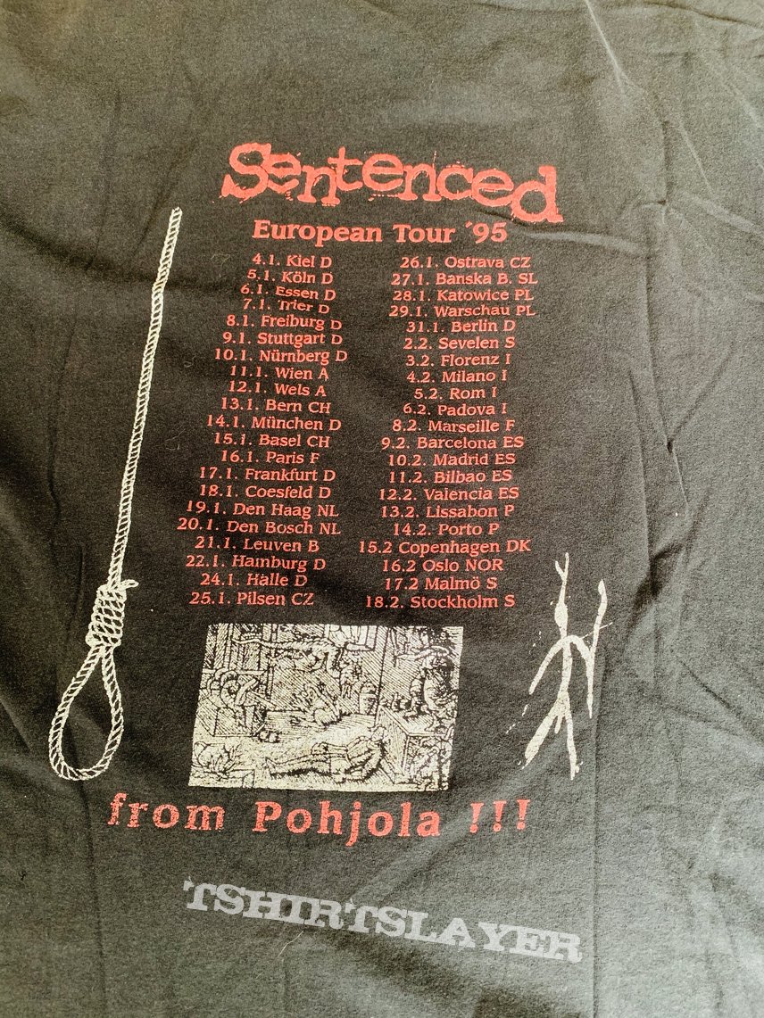 1995 Sentenced Amok European Tour Shirt XL