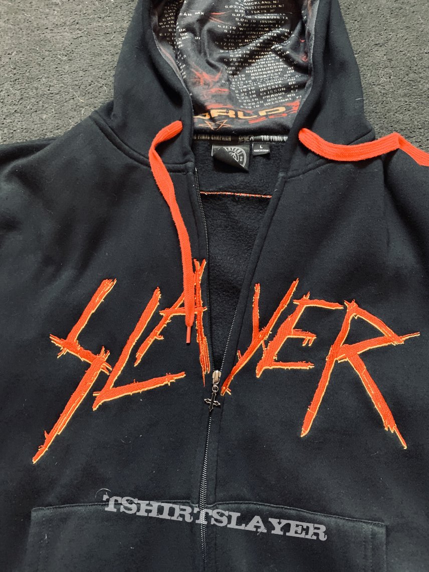 2019 Slayer Final Campaign Battlefield Hoodie L