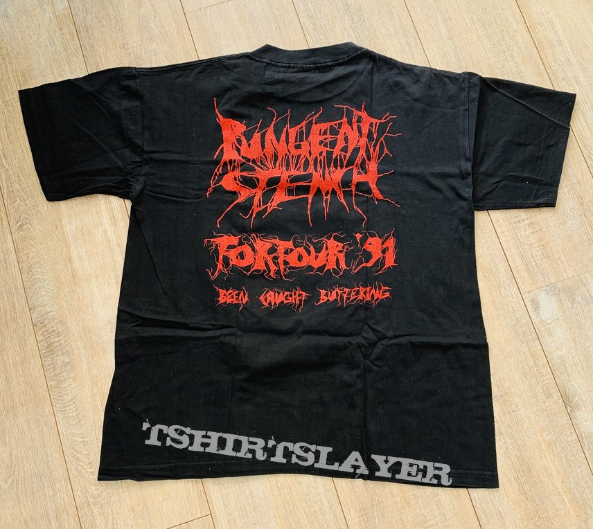 1992 Pungent Stench Been Caught Butchering Tortour Shirt XL ...