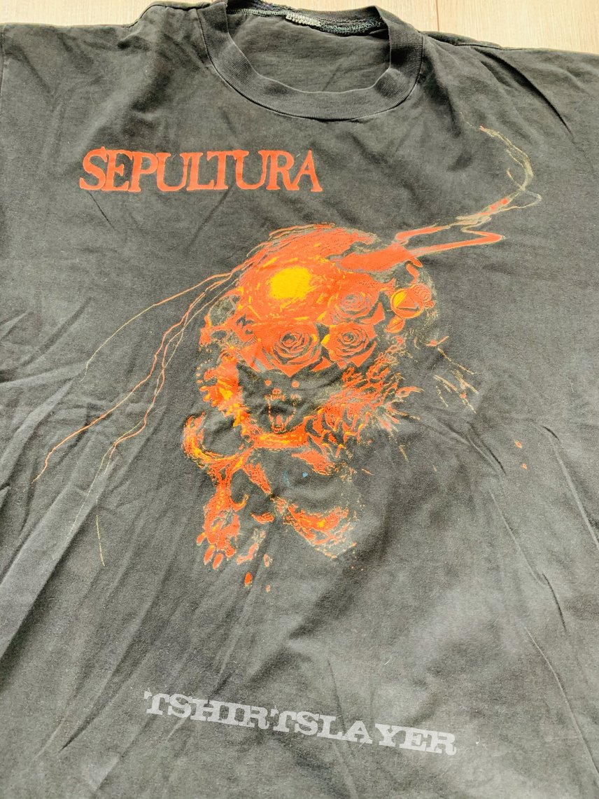 Sepultura Beneath The Remains  European Tour 1989 shirt L