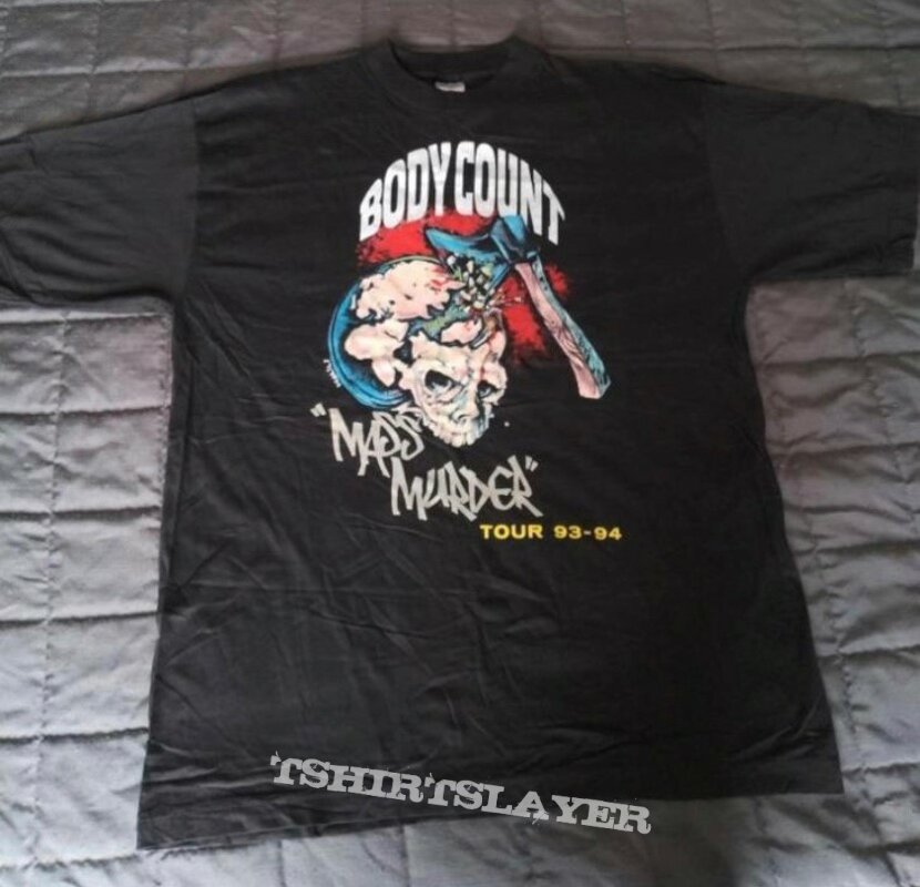 1993 - 1994 Body Count Mass Murder Tour Shirt 