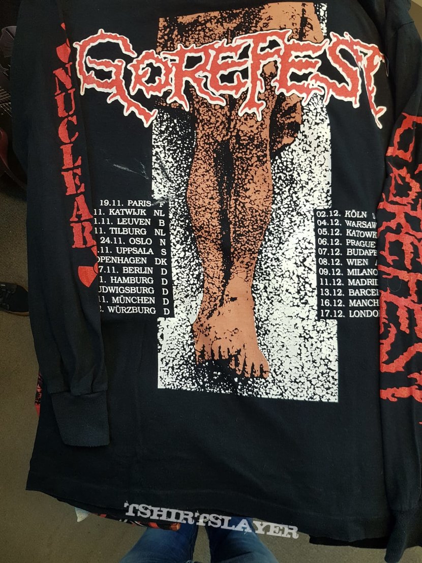 1992 Gorefest False European Tour Longsleeve XL