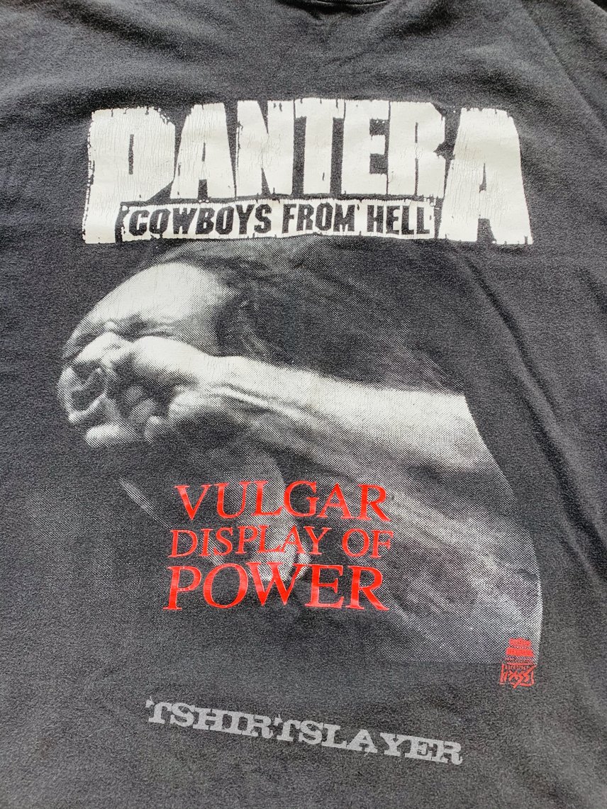 1992 Pantera Vulgar Display Of Power Longsleeve Shirt L