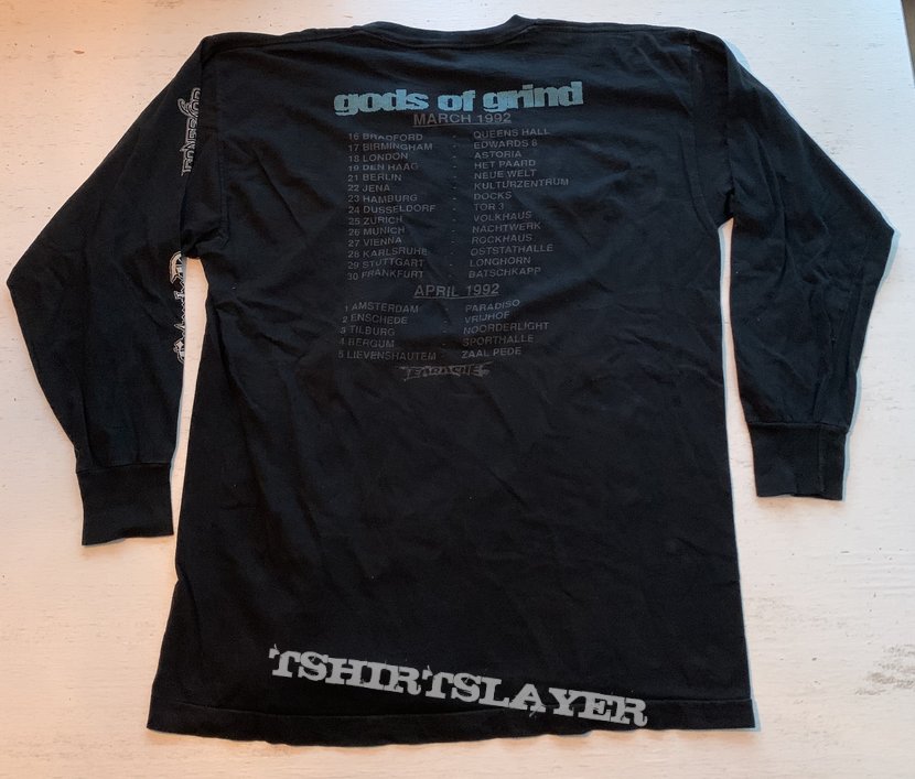 Carcass 1992 Gods Of Grind Tour Longsleeve Shirt XL