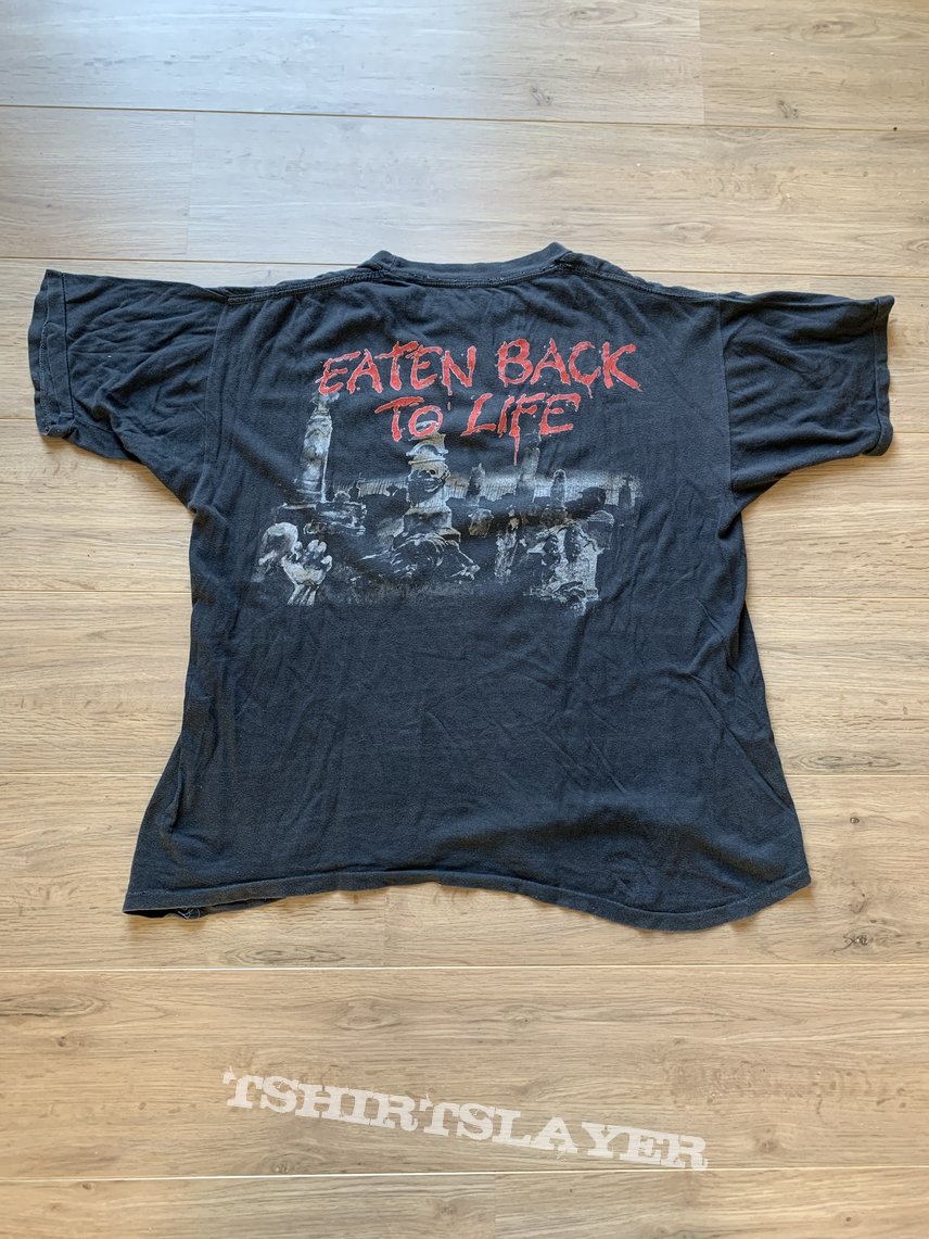 1992 Cannibal Corpse Eaten Back To Life Shirt XL