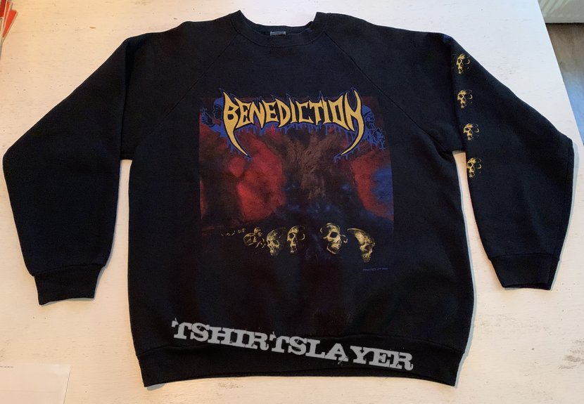 1991 Benediction The Grand Leveller &amp; 1992 Dark is the season-Sweater XL