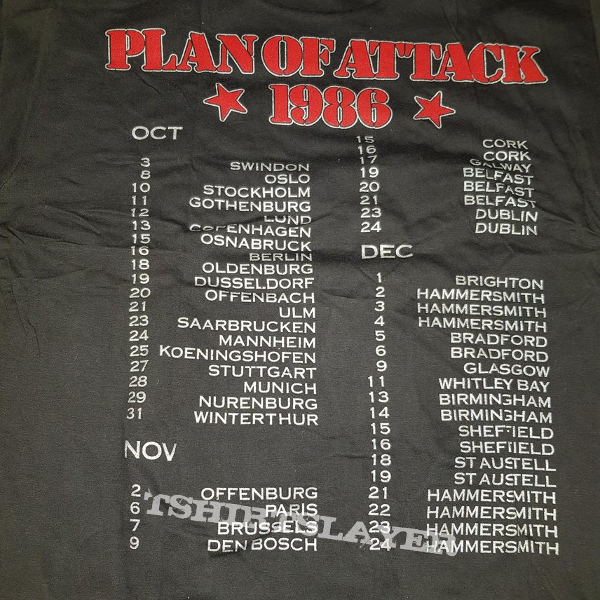 Status Quo Plan Of Attack Tour Shirt