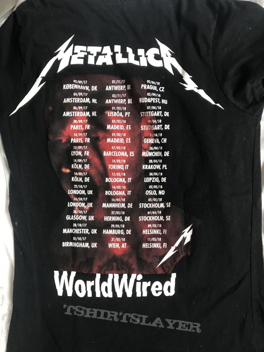 Metallica tourshirt