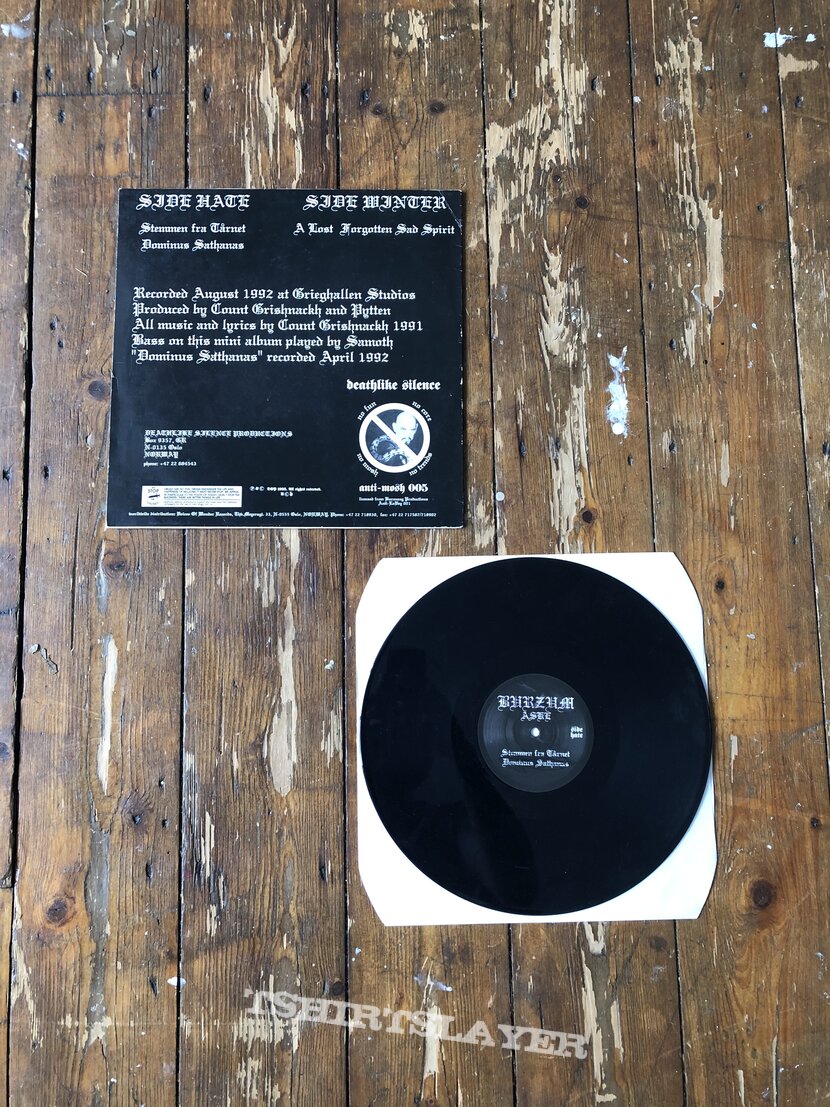 Burzum Aske First pressing vinyl DSP