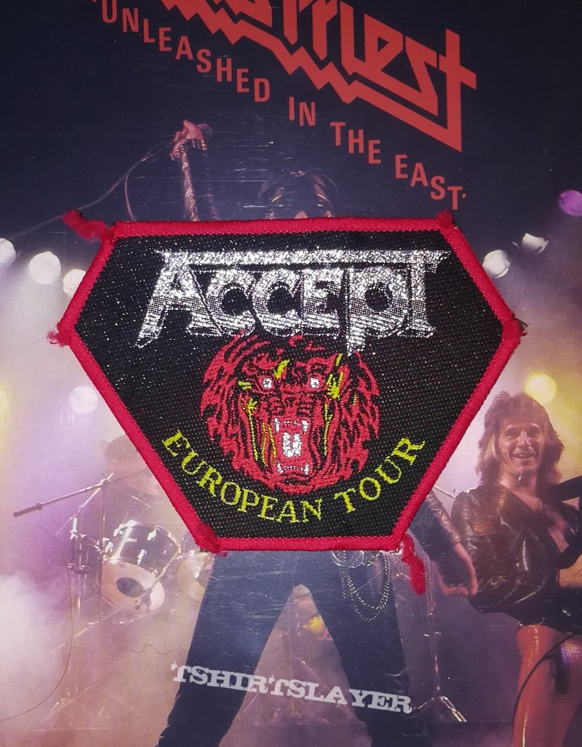 Accept European Tour Patch (Vintage)