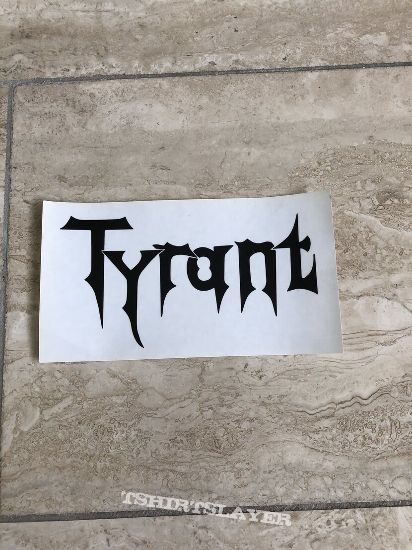 Tyrant original logo sticker 