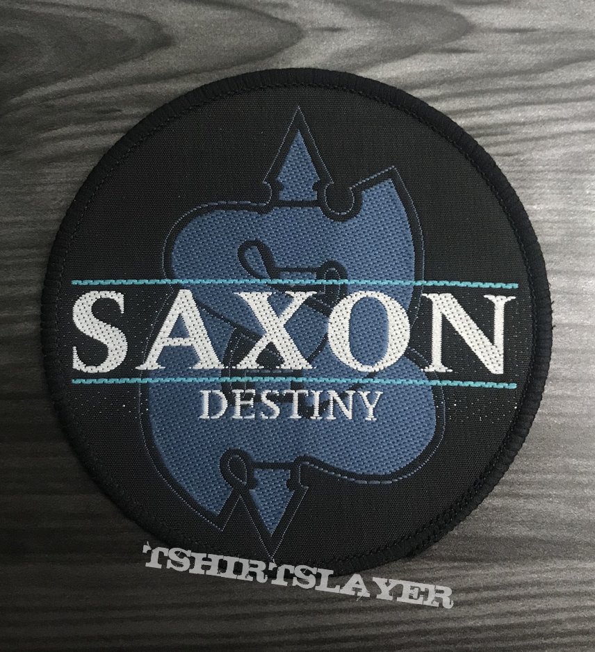 Vintage Saxon Destiny Woven Patch