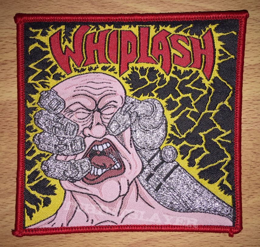 Whiplash Power And Pain Woven Patch