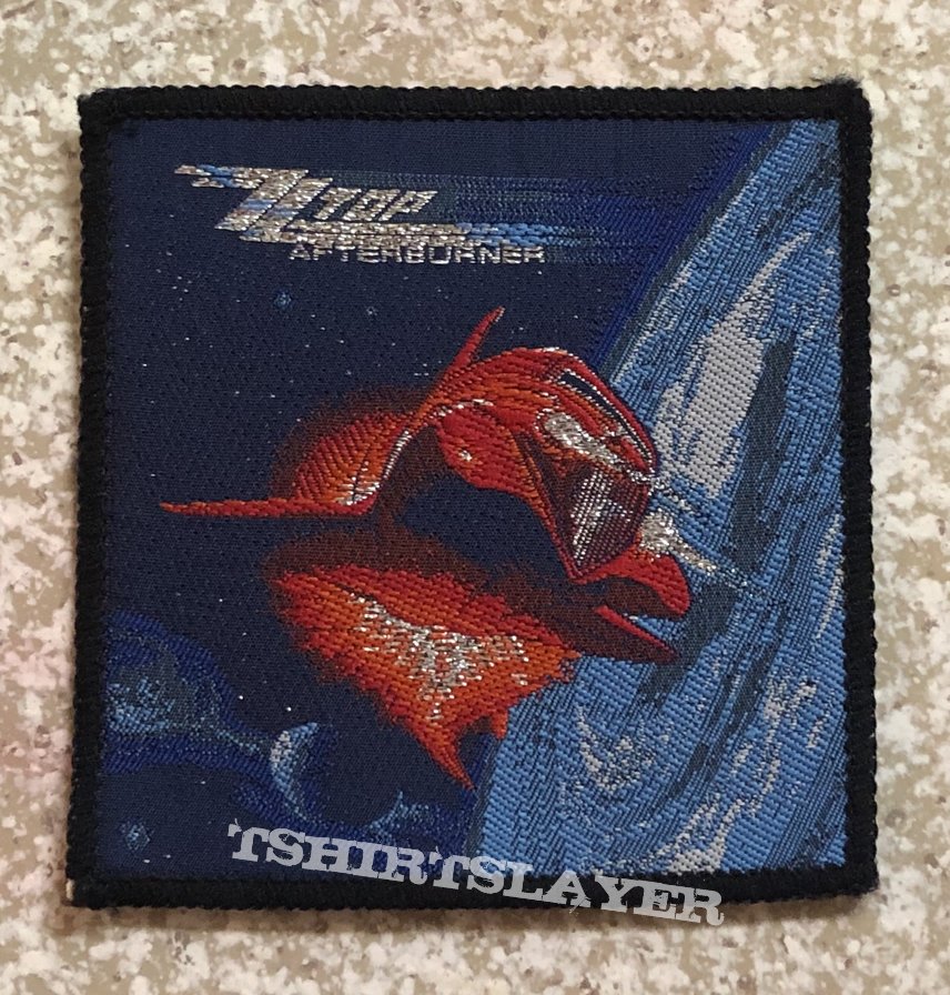 Vintage ZZ Top Afterburner Woven Patch