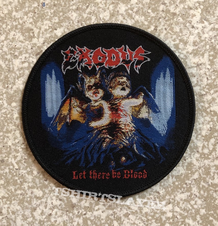 Exodus Let There Be Blood Woven Patch