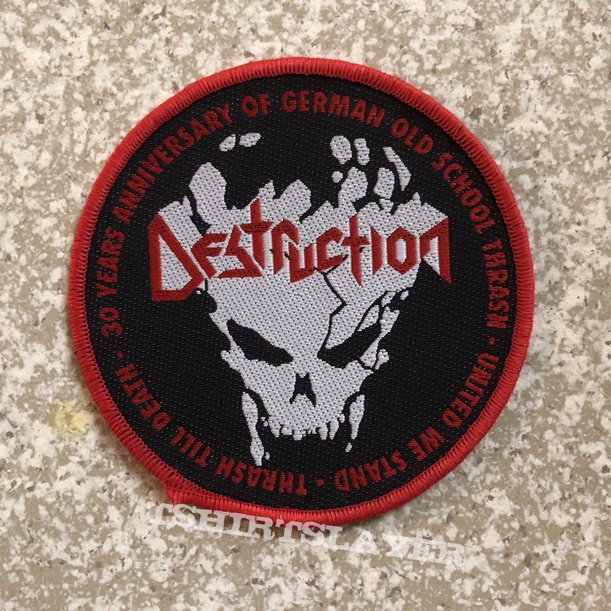 Destruction 30th Anniversary Woven Patch 