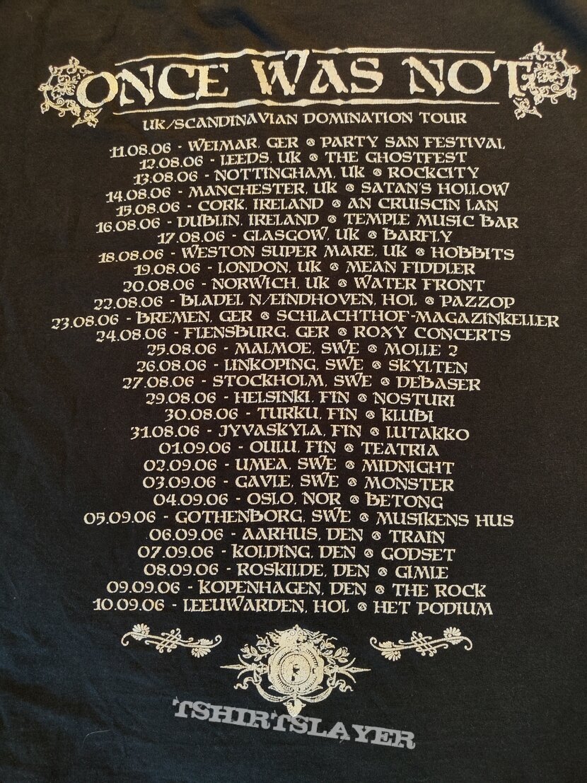 Cryptopsy - Once Was Not - Tour Shirt