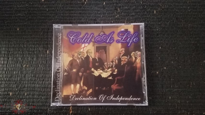 Cold As Life - Declination Of Independence CD