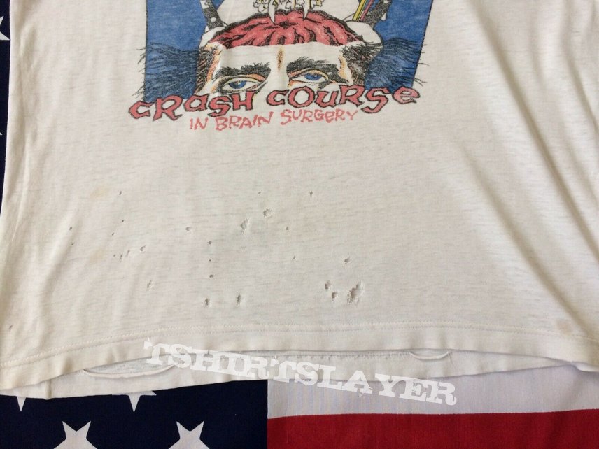 Metallica 1987 Crash Course in Brain Surgery T-Shirt Prolly a fucking bootleg IDK Metallica 1987 Crash Course in Brain Surgery T-Shirt Prolly a fucking bootleg IDK