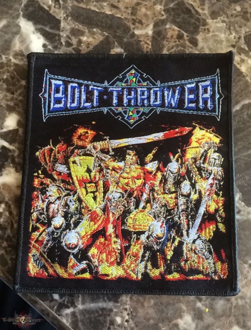 Bolt thrower warmaster patch