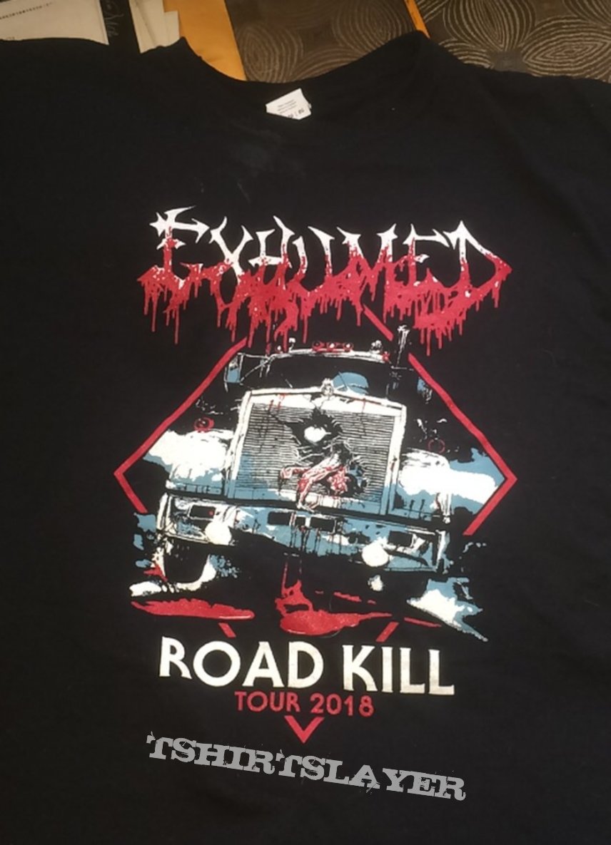 Exhumed 2018 tour shirt