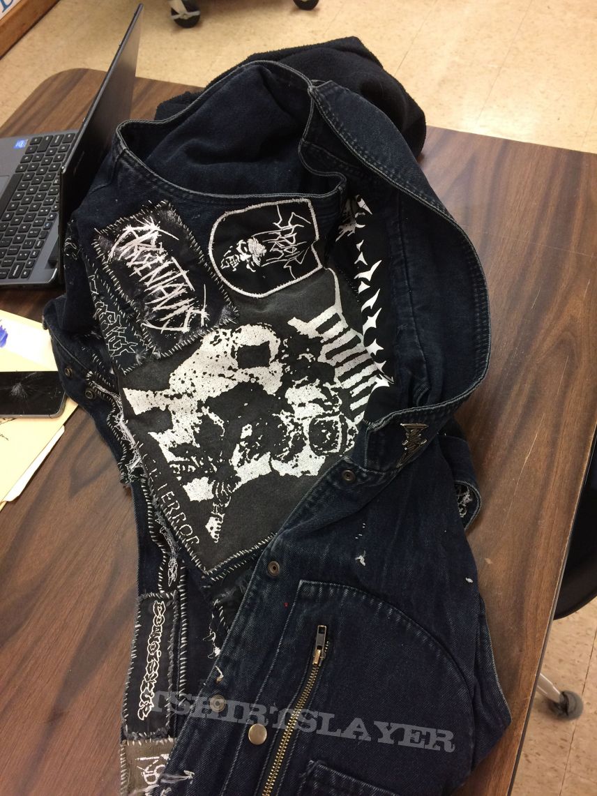 Doom Black And White Battle Jacket